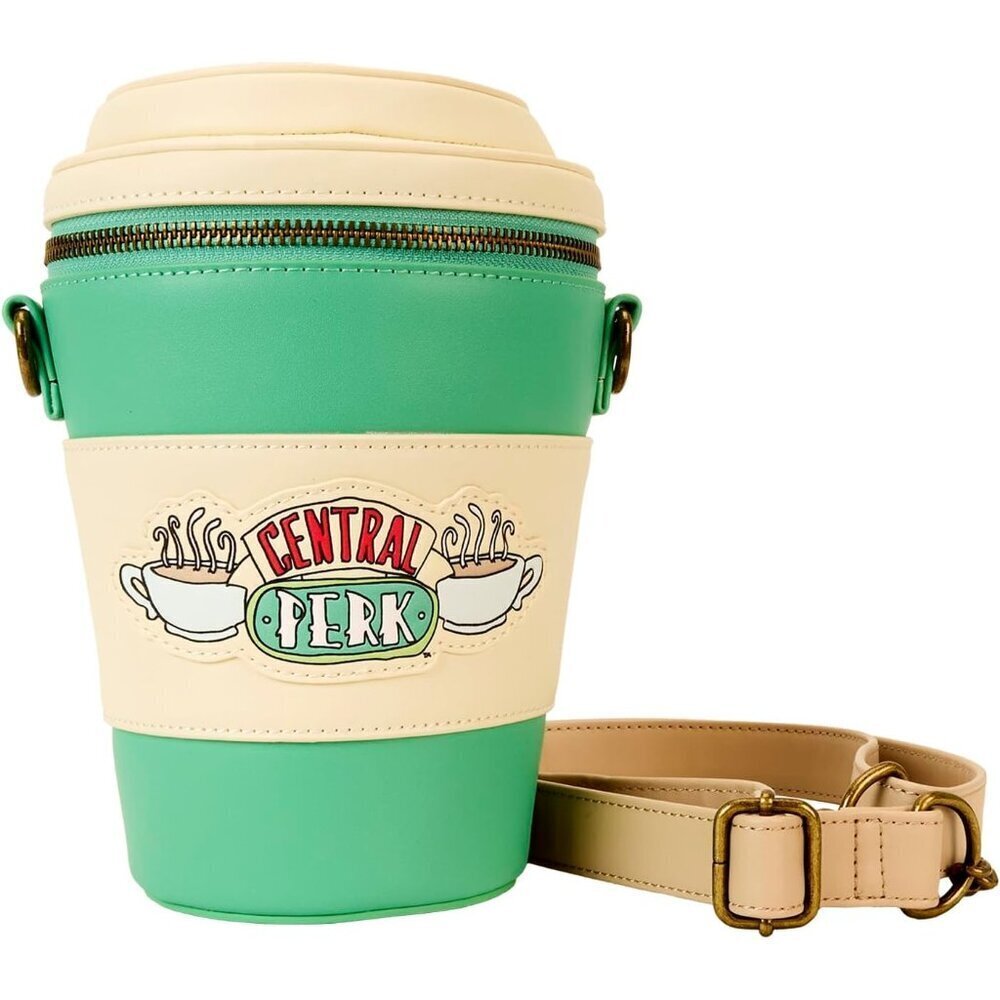 Friends Central Perk Coffee To-Go Crossbody Bag Scented Vegan Leather Womens